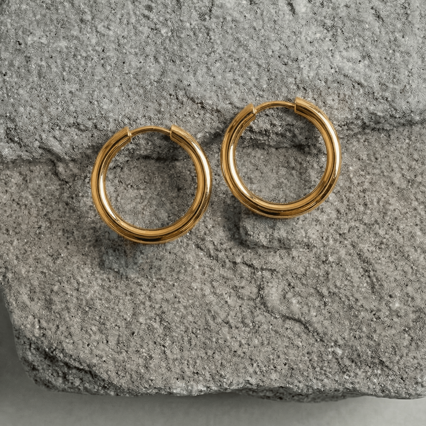 Strawberry Quartz Creoles Square