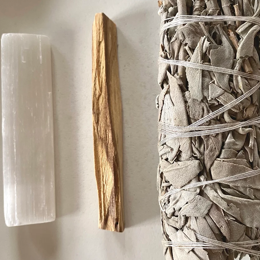 Ritual Smudge Set - Selenite