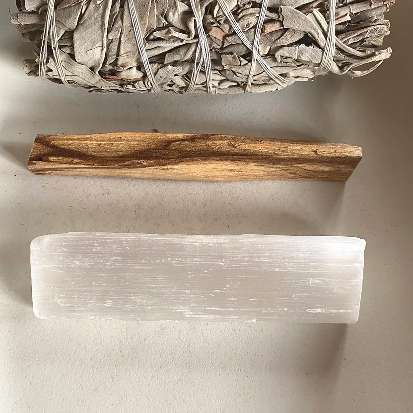Ritual Smudge Set - Selenite