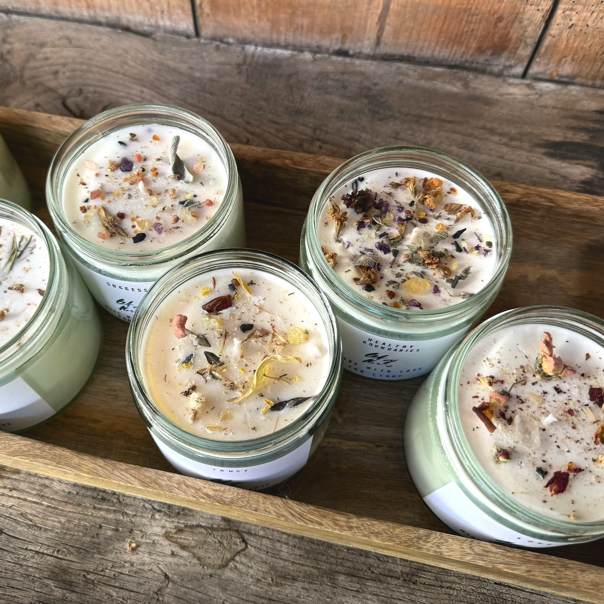 Manifestationskerzen im Glas - Bulk Manifestation Candles