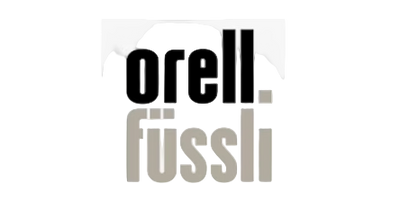 Orell Fussli logo on a white background