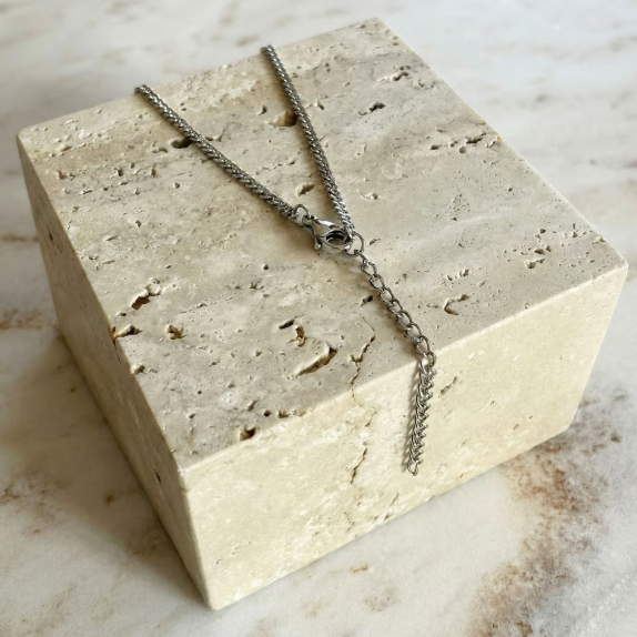 Schwarzer Labradorit Halskette Vortex