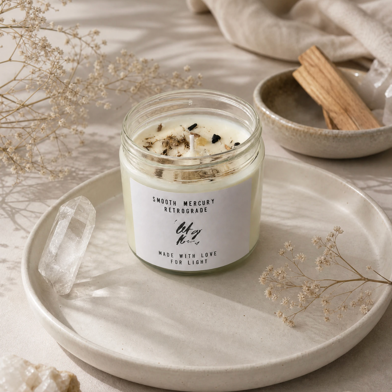 Manifestation Candle Smooth Mercury Retrograde