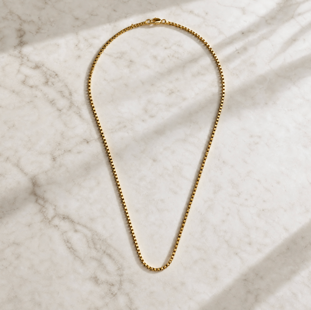 Box Chain Necklace Ball
