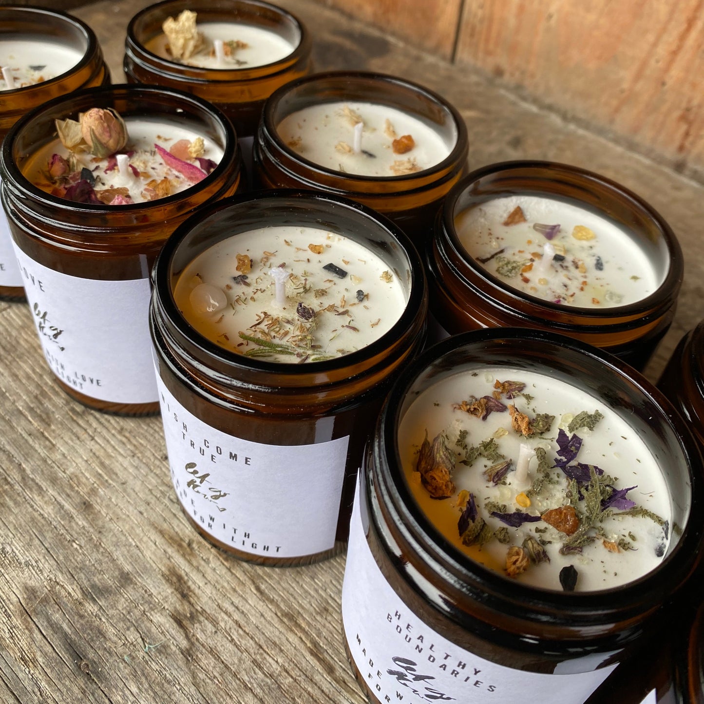 Manifestationskerzen im Glas - Bulk Manifestation Candles