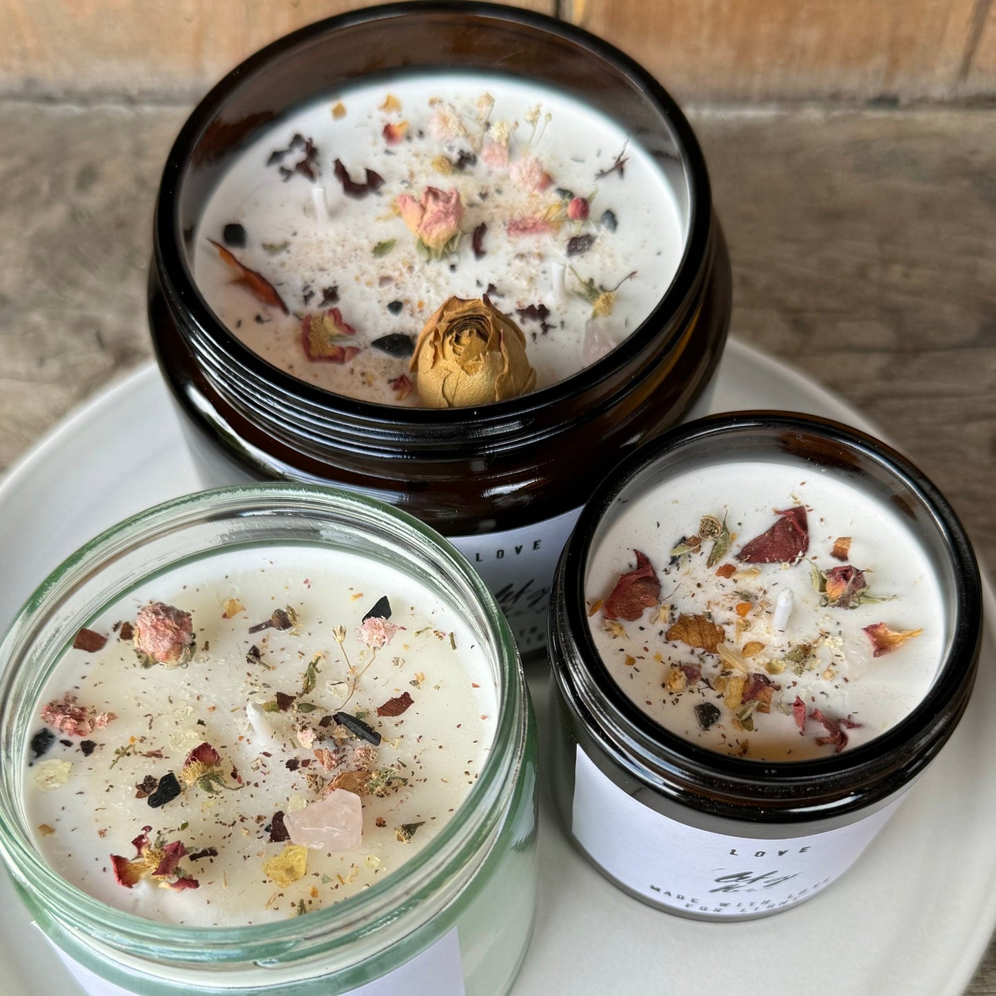 Manifestationskerzen im Glas - Bulk Manifestation Candles