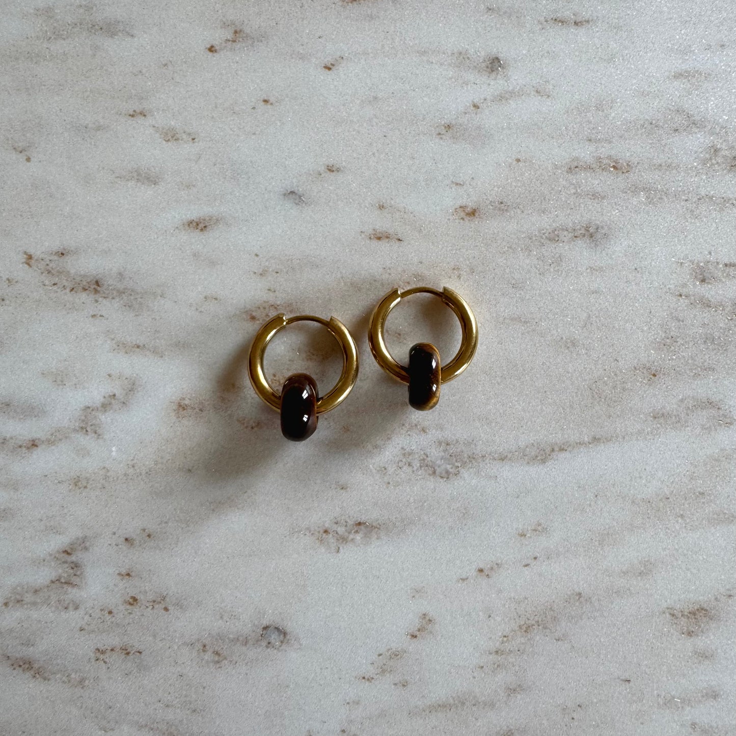 Tiger Eye Creoles Small Donut