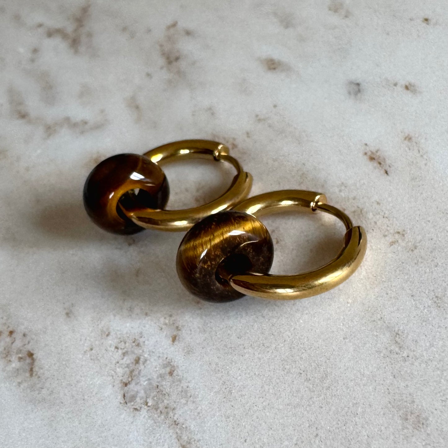 Tiger Eye Creoles Small Donut