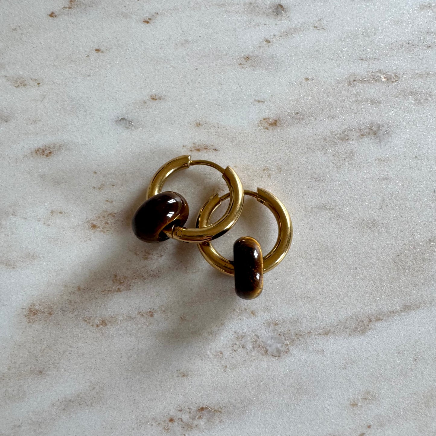 Tiger Eye Creoles Small Donut