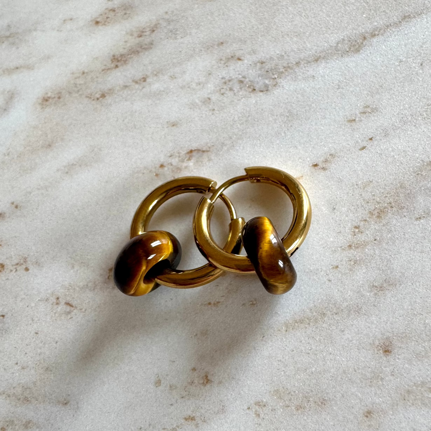 Tiger Eye Creoles Small Donut