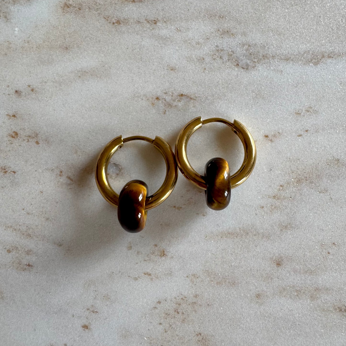 Tiger Eye Creoles Small Donut