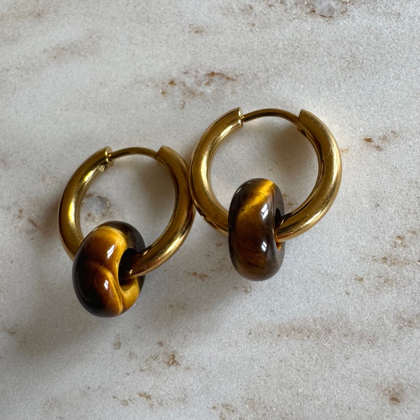 Tiger Eye Creoles Small Donut