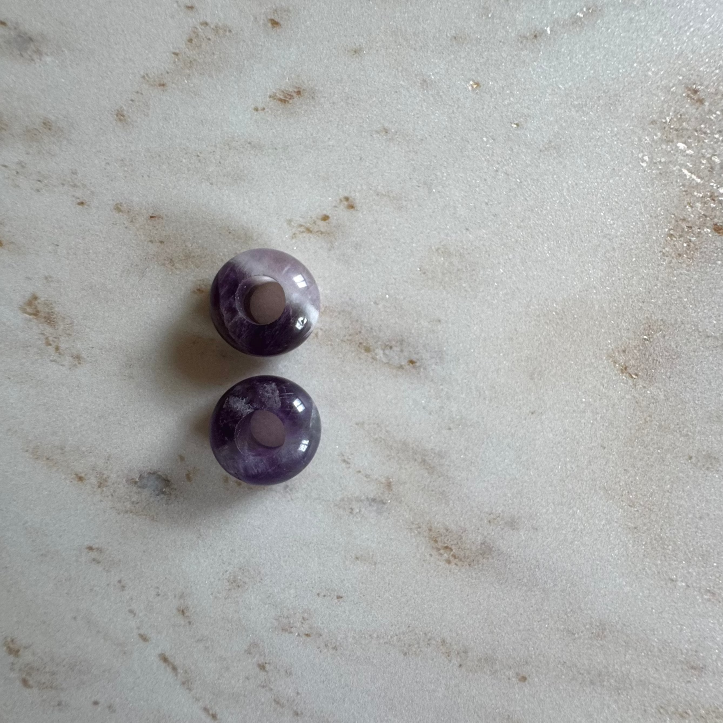 Amethyst Creoles Big Donut