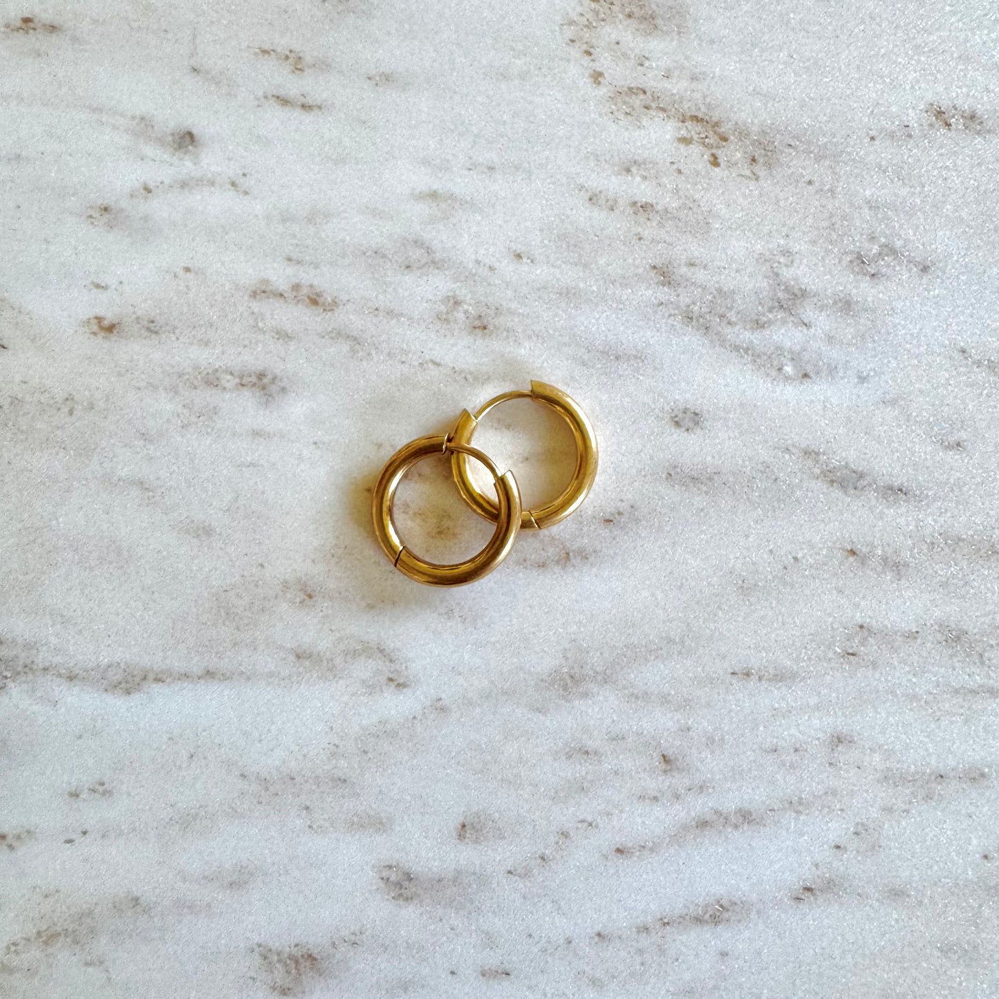 Rose Quartz Creoles Small Donut