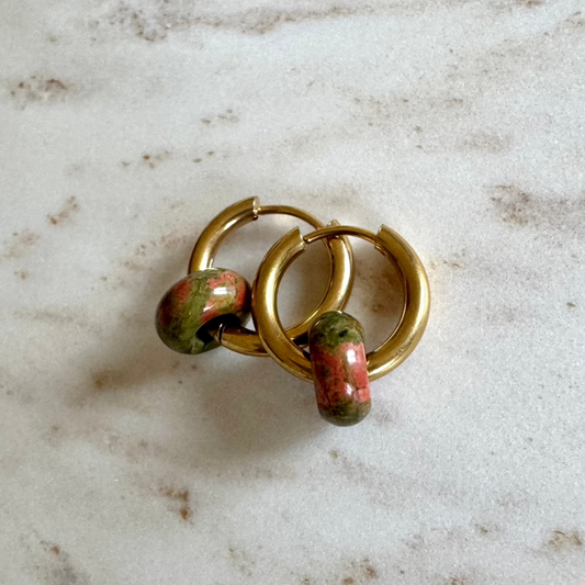 Unakite Creoles Small Donut