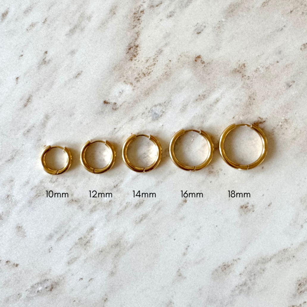 Gold and Silver Creoles Classic Hoop