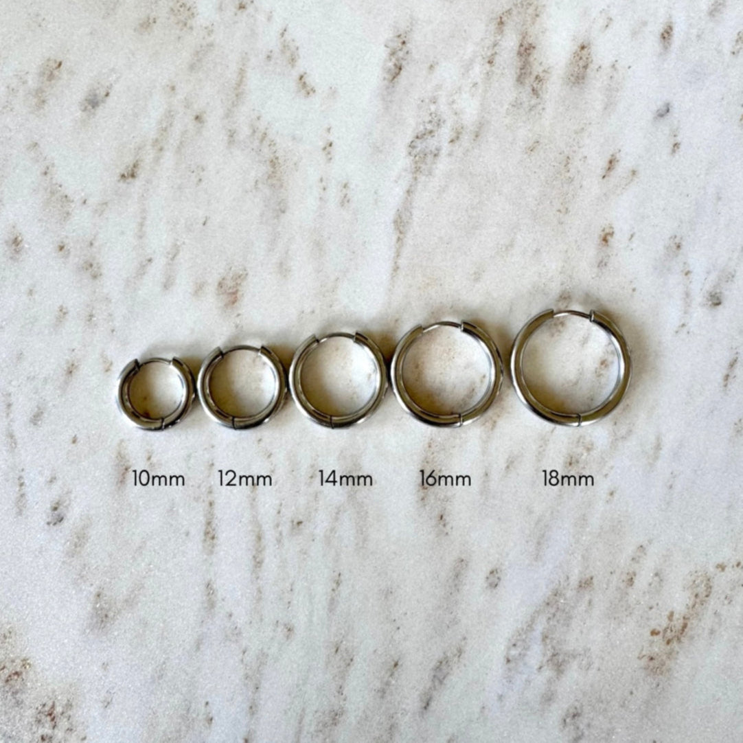 Gold and Silver Creoles Classic Hoop