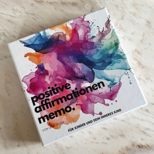PAM farben frohes Memory Spiel mit positiven Affirmationen