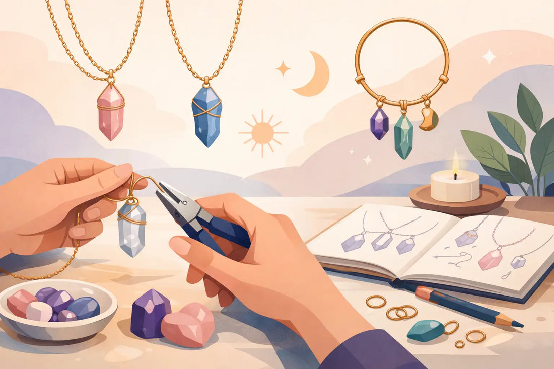 Kristallschmuck selber designen mit Bedeutung