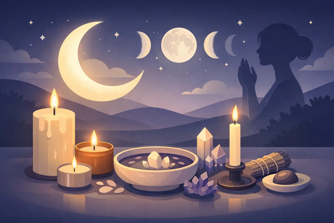 Moon Ritual Candle Routine leicht gemacht