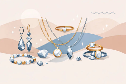 Mix & Match Kristall Schmuck stilvoll tragen