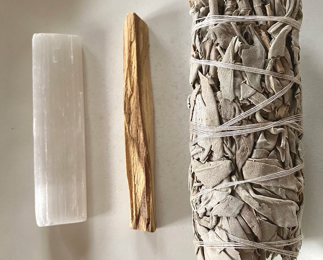 Ritual Smudge Set - Selenite