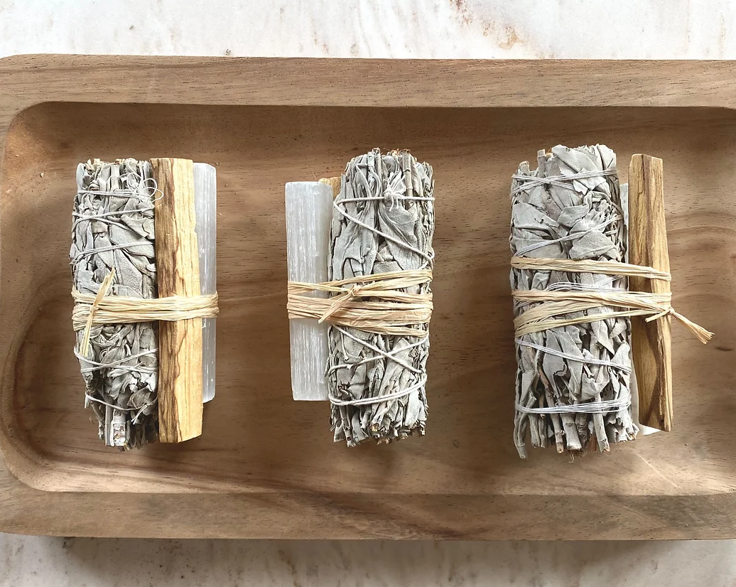 Ritual Smudge Set - Selenite