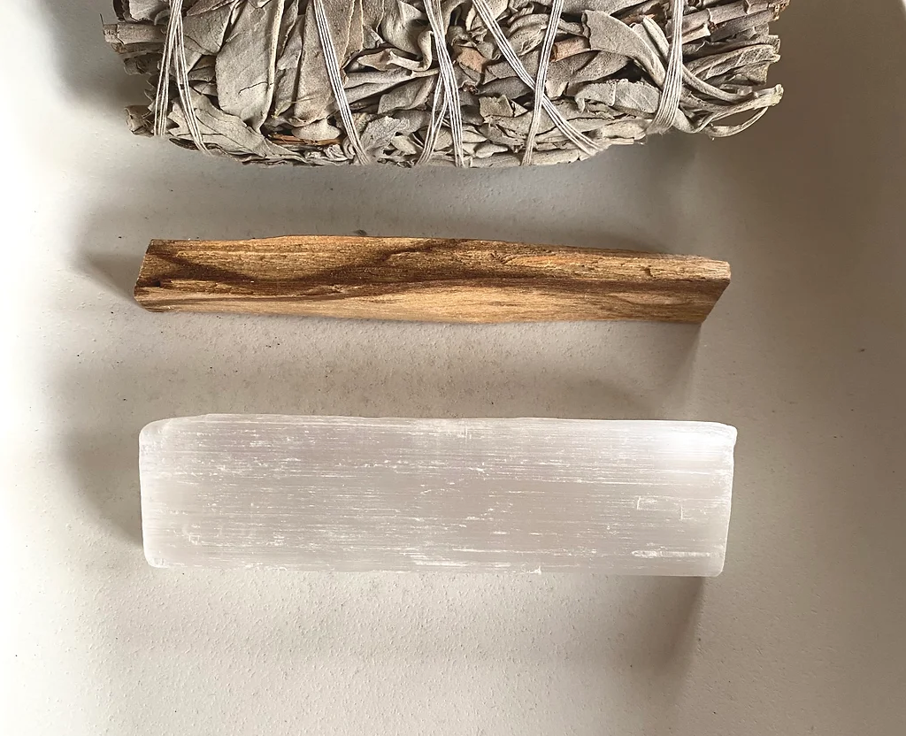 Ritual Smudge Set - Selenite