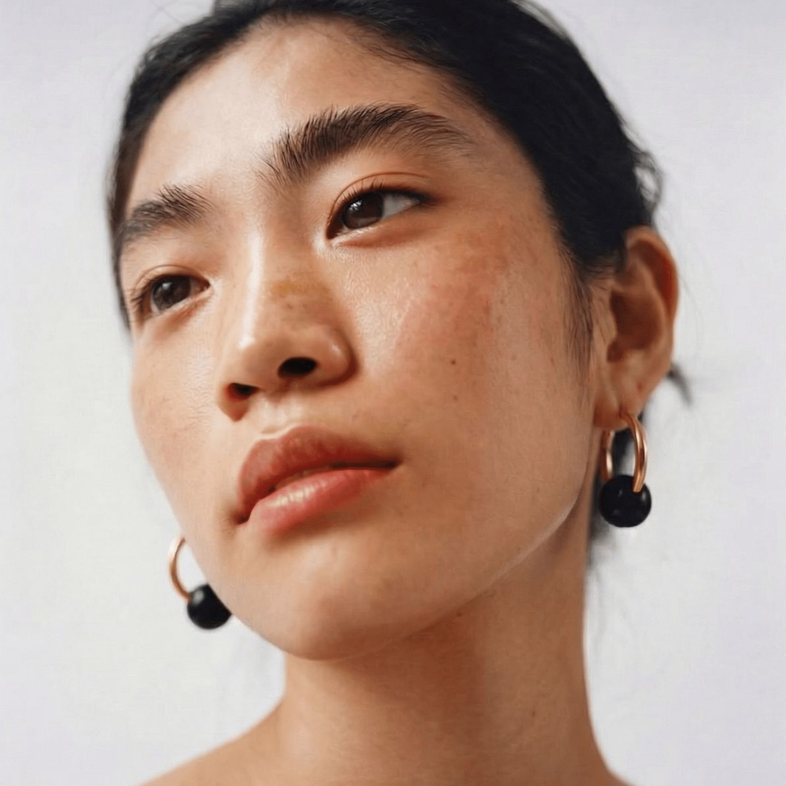 Black Agate Creoles Ball