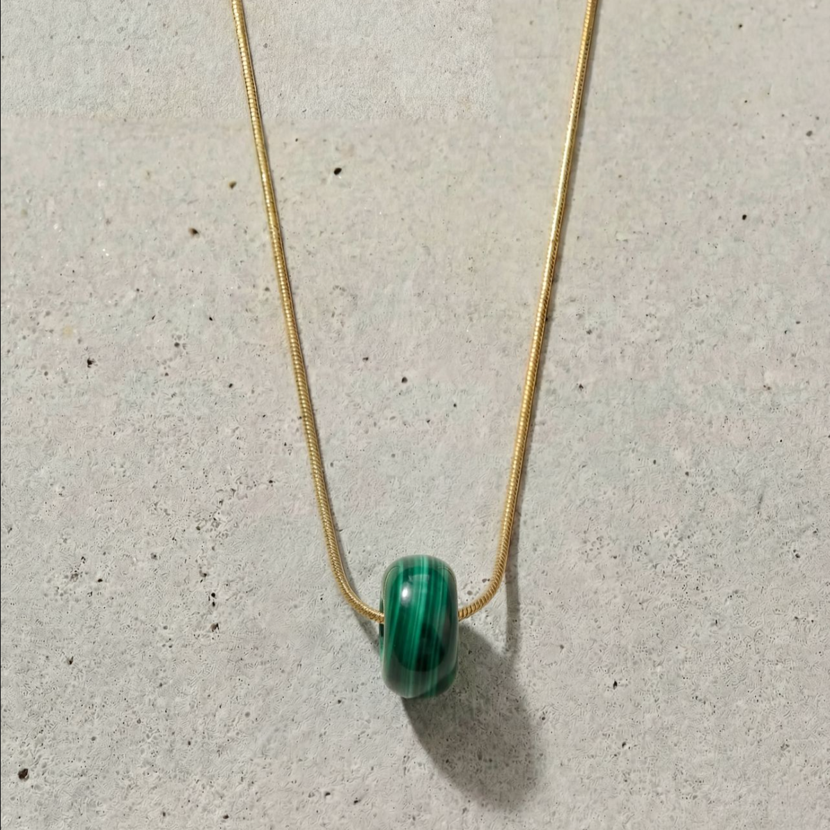 Snake Chain Necklace Big Donut