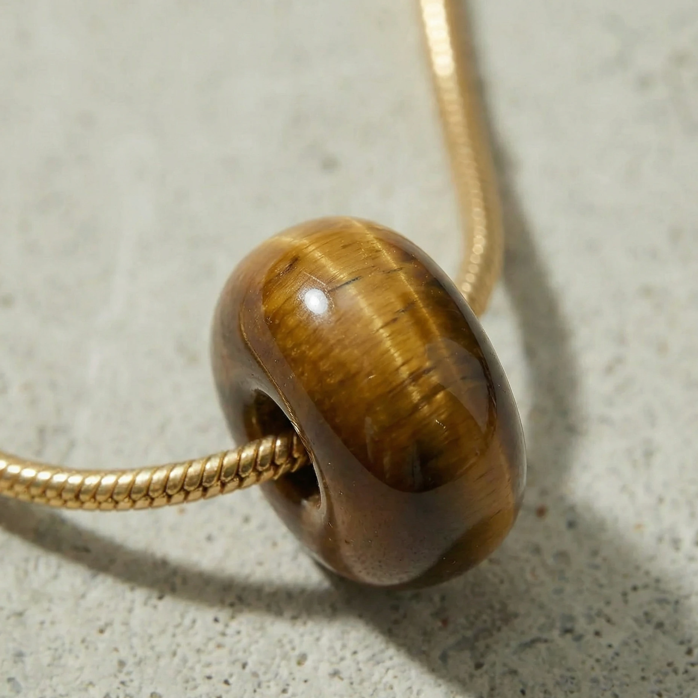 Snake Chain Necklace Big Donut