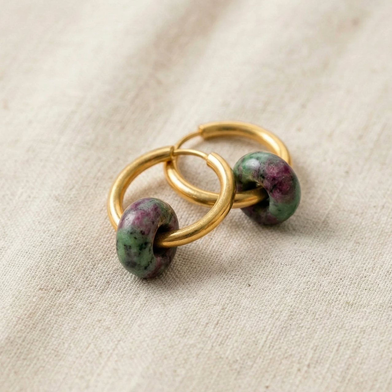Epidote Creoles Small Donut