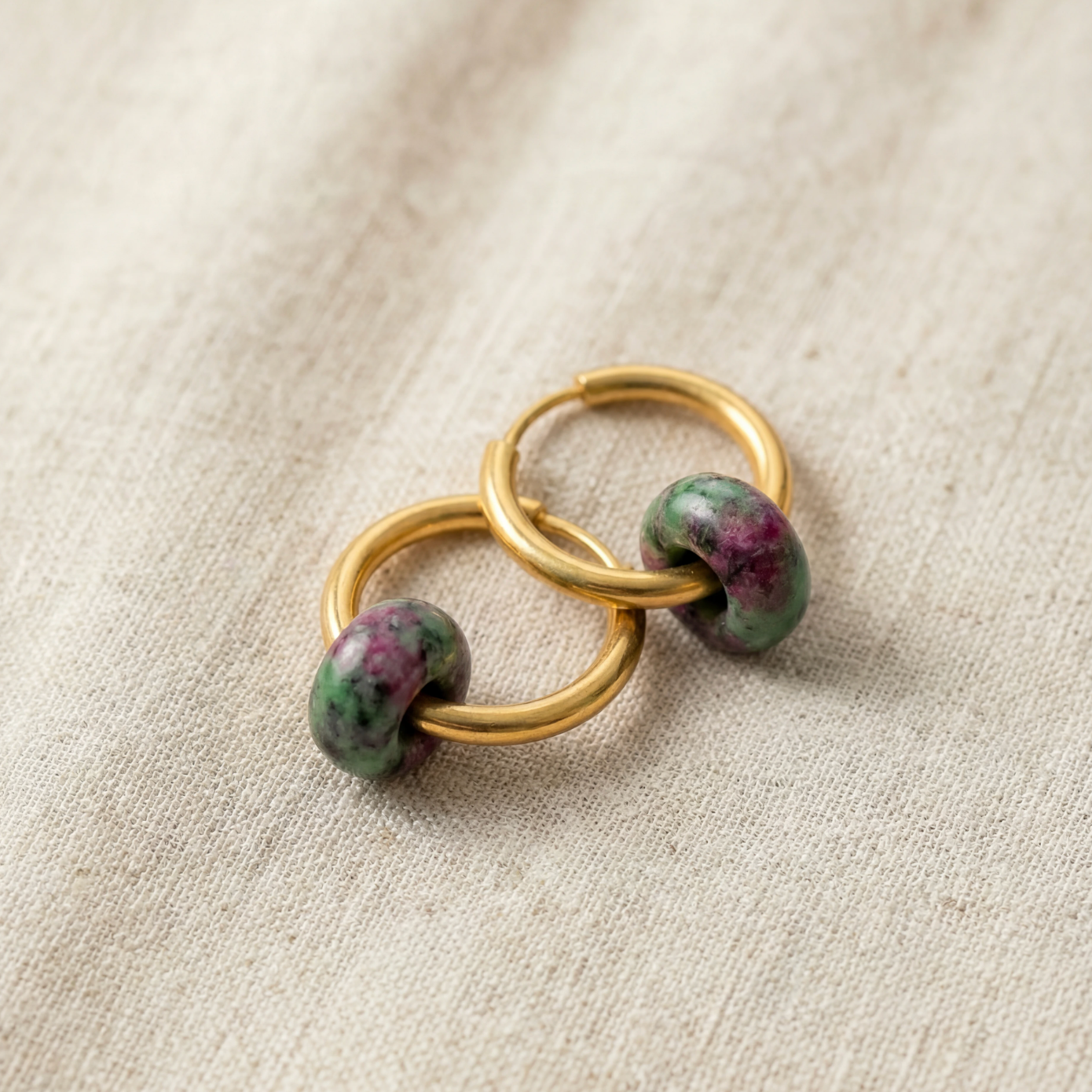 Epidote Creoles Small Donut