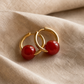 Red Agate Creoles Ball