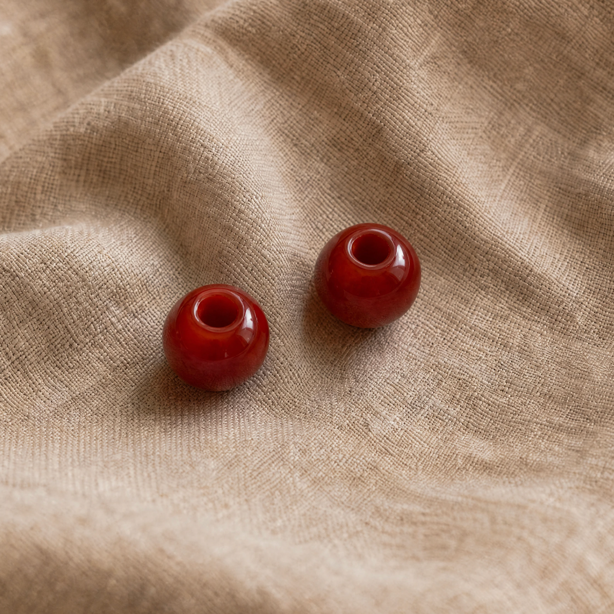 Red Agate Creoles Ball