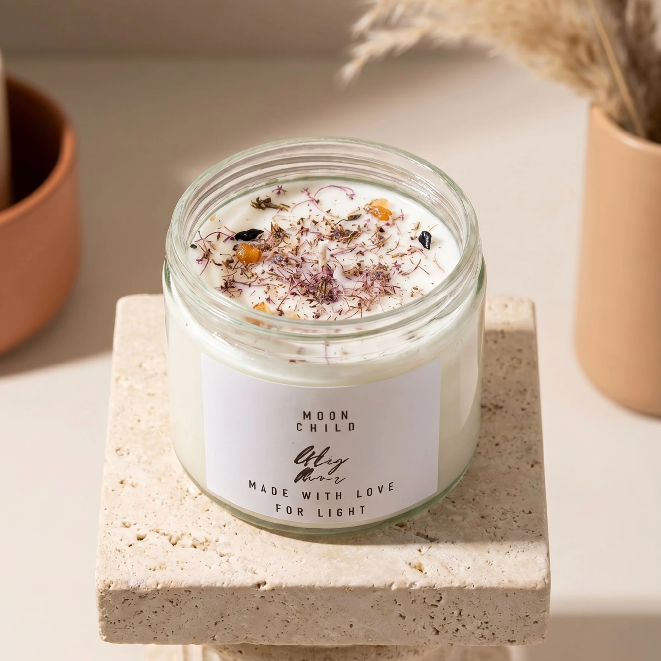 Manifestation Candle Moon Child