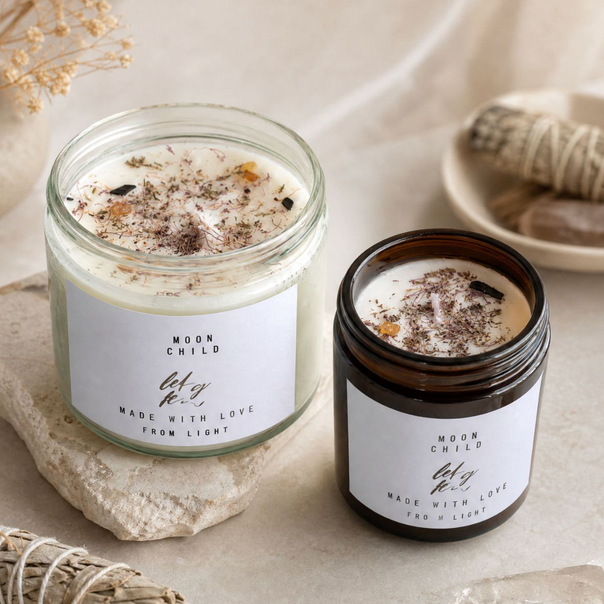 Manifestation Candle Moon Child