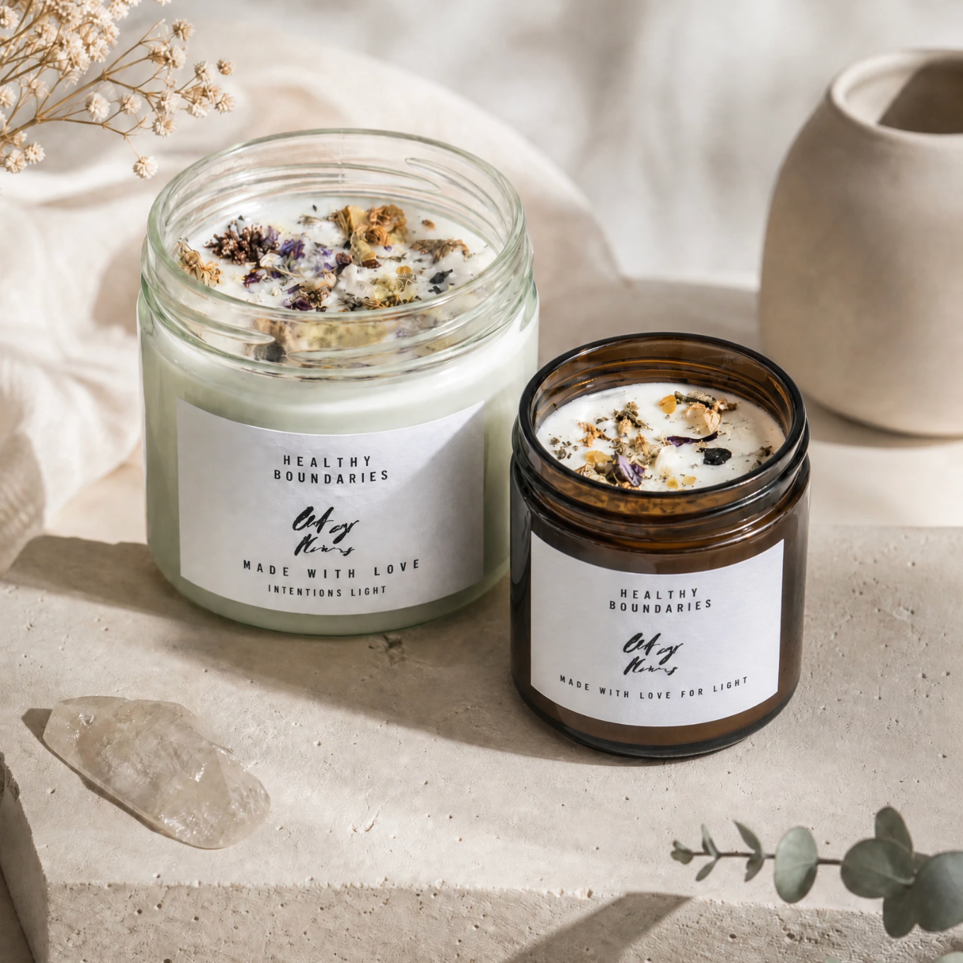 Manifestation Candle Healthy Boundaries