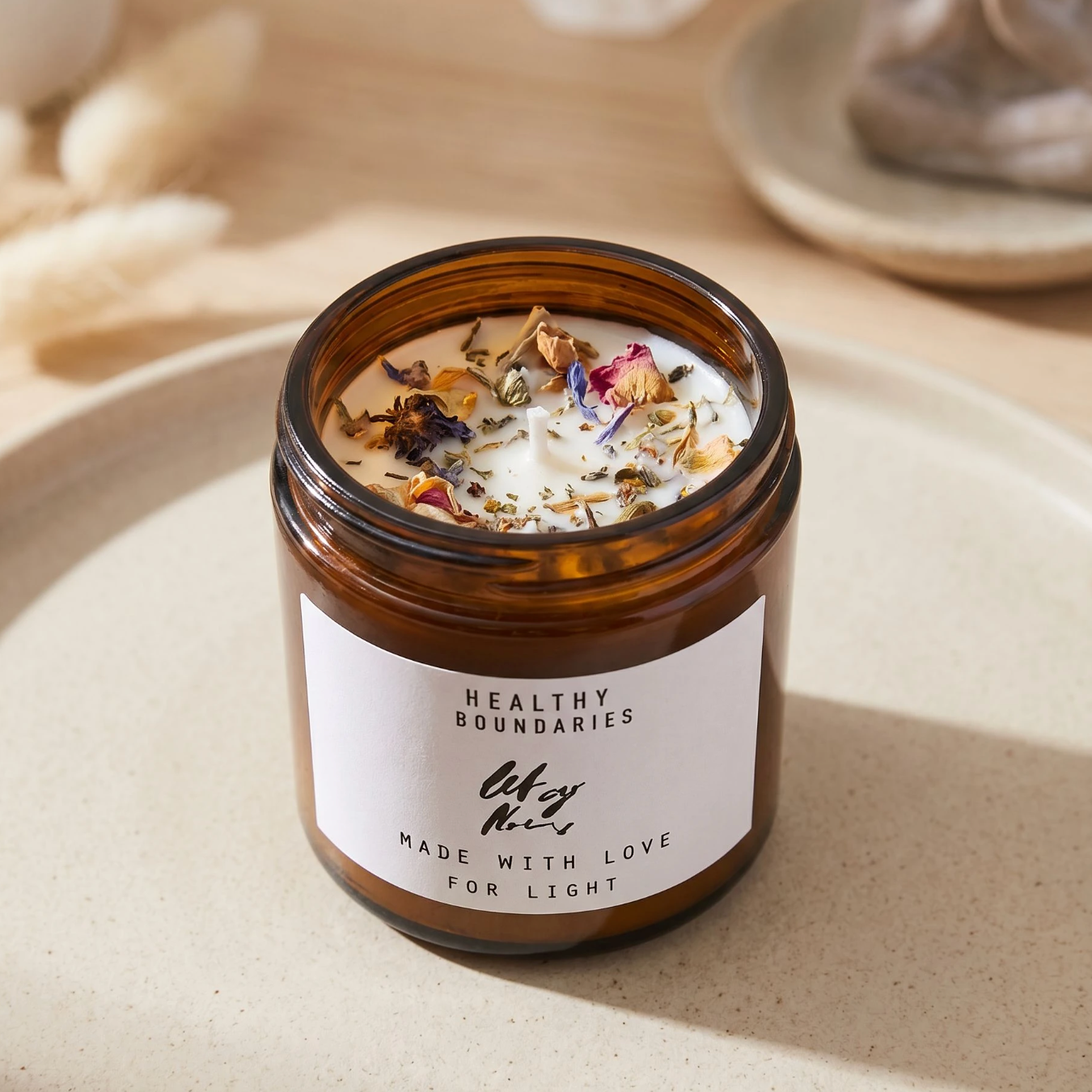 Manifestation Candle Healthy Boundaries
