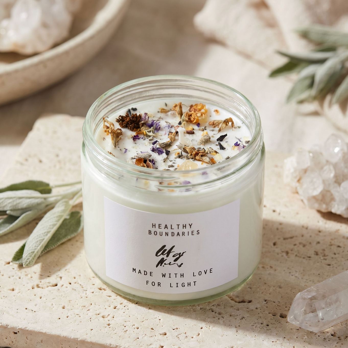 Manifestation Candle Healthy Boundaries