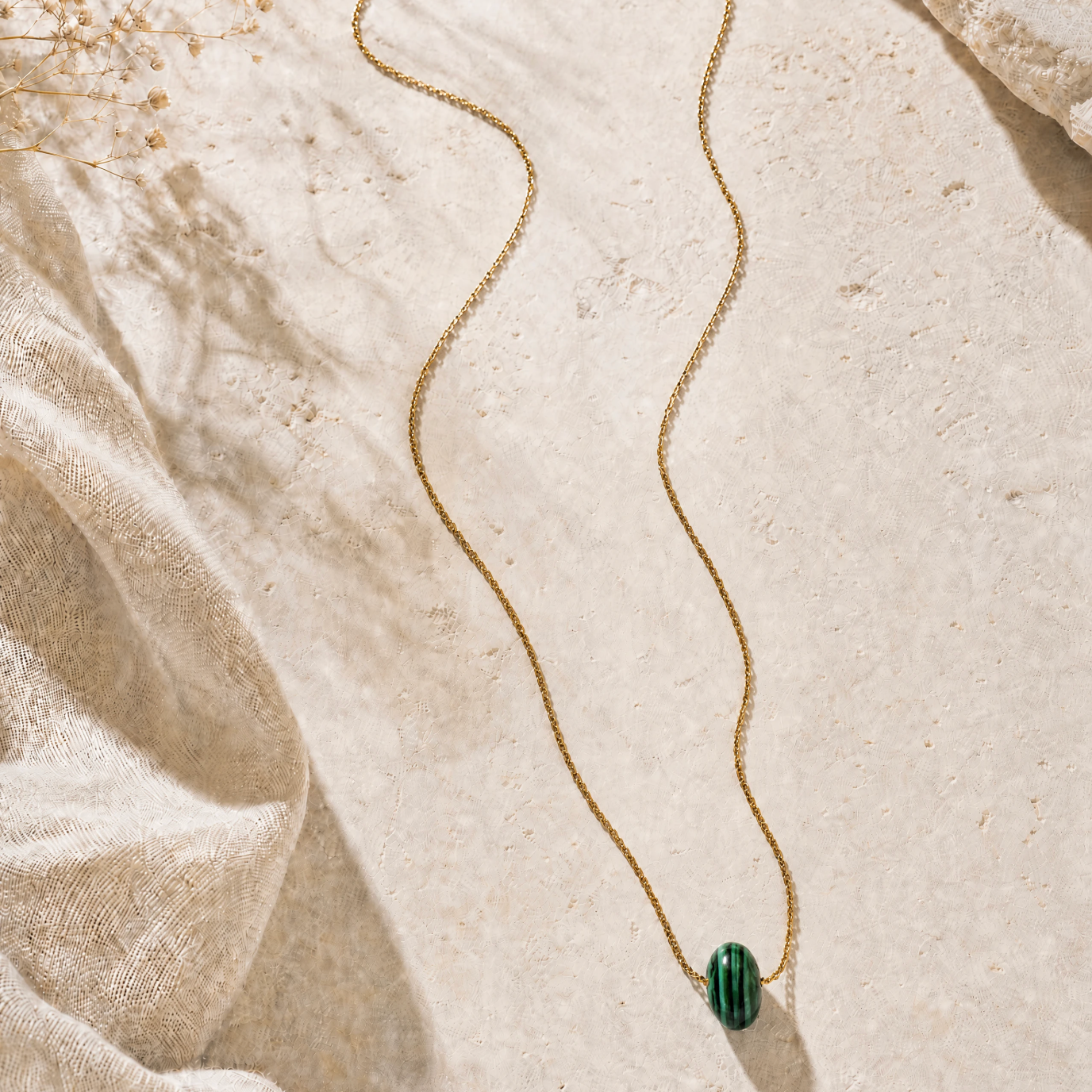 Fine S-Chain Necklace Small Donut
