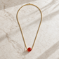 Red Agate Necklace Ball