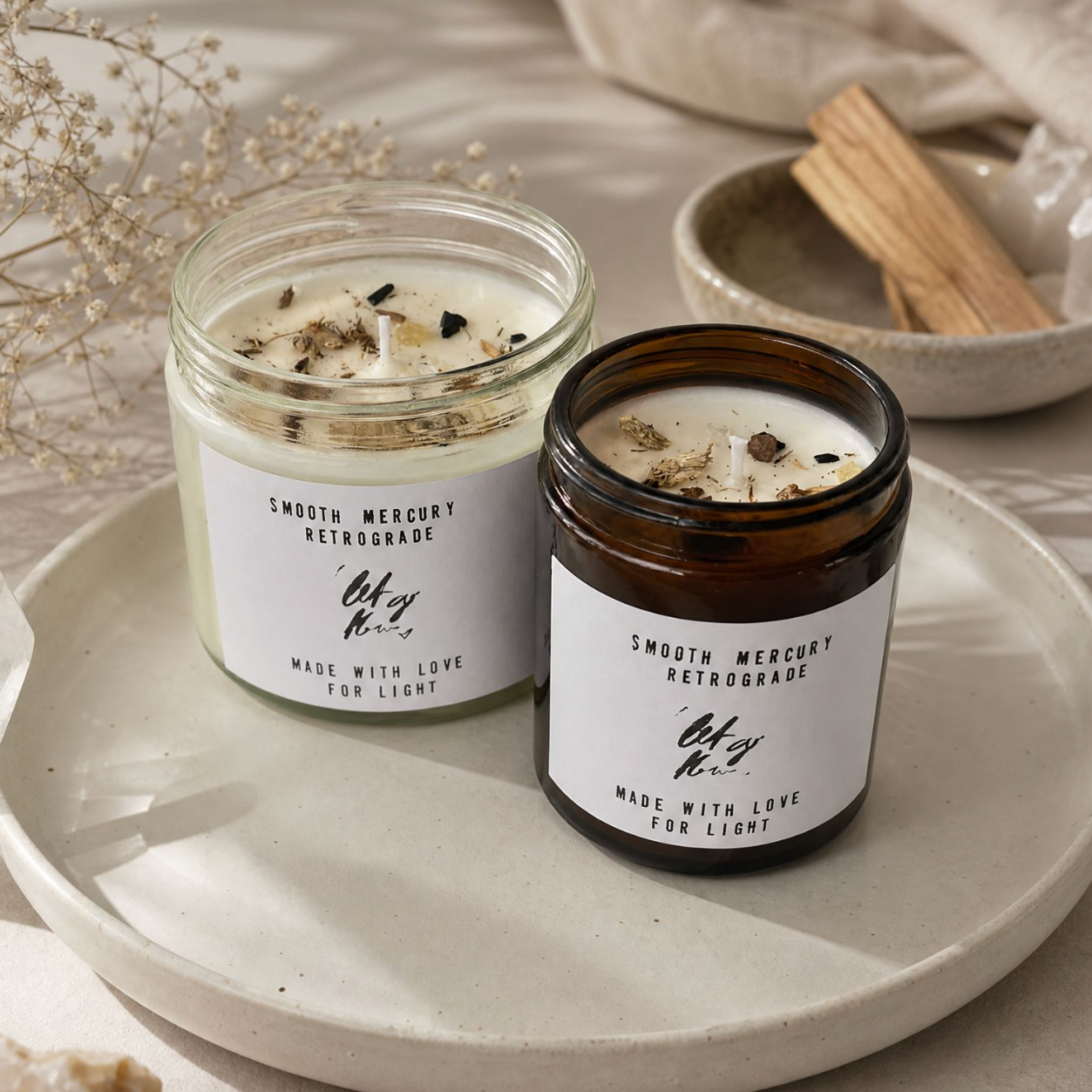 Manifestation Candle Smooth Mercury Retrograde