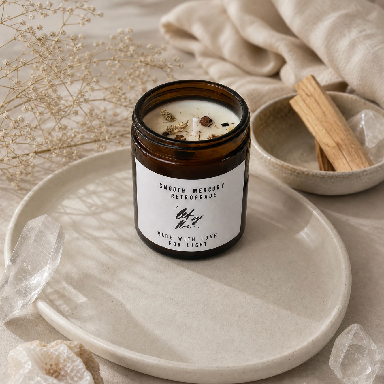 Manifestation Candle Smooth Mercury Retrograde