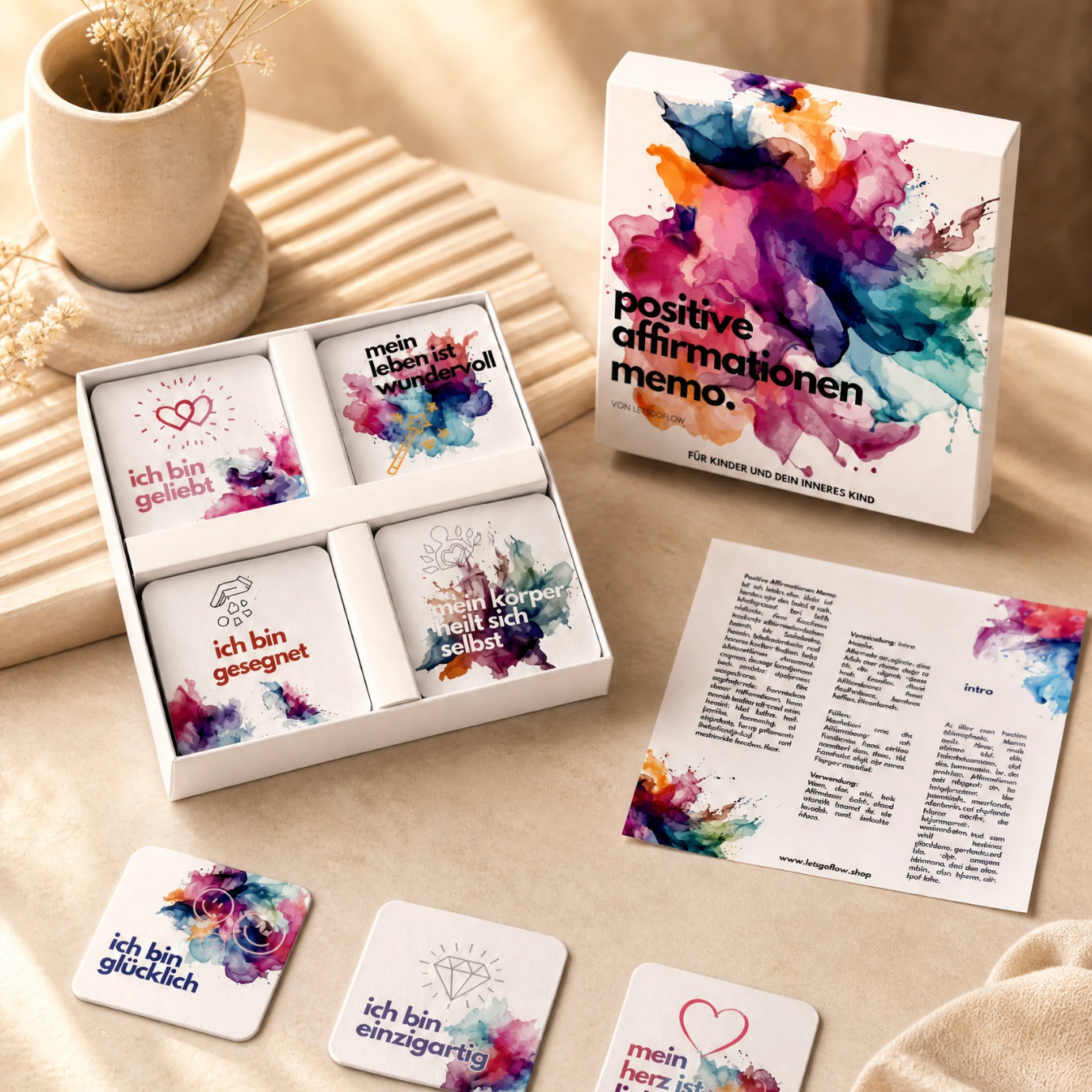 PAM Positive Affirmation Memory Game