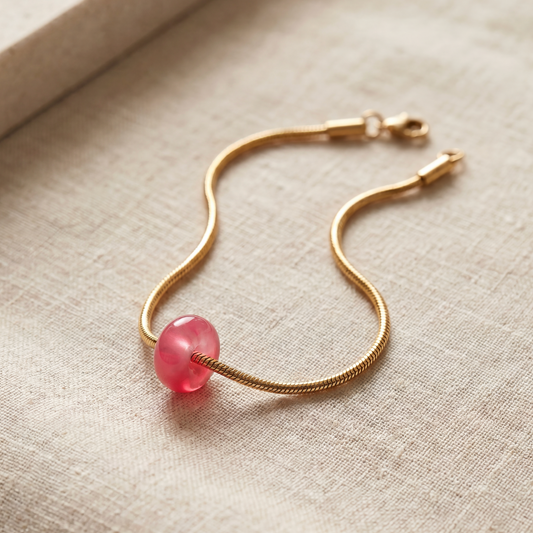Snake Chain Armband Small Donut 