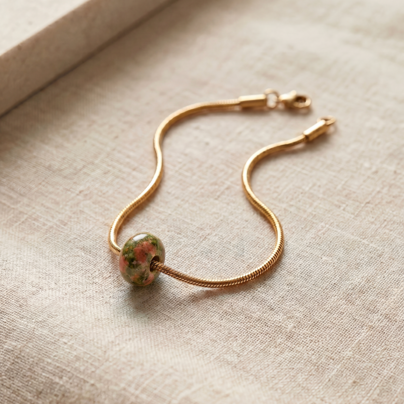 Snake Chain Armband Small Donut 