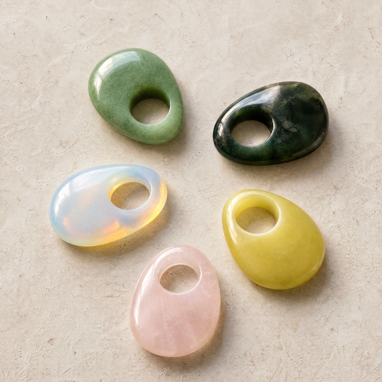 Crystal Pendants Petal