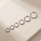 Gold and Silver Creoles Classic Hoop
