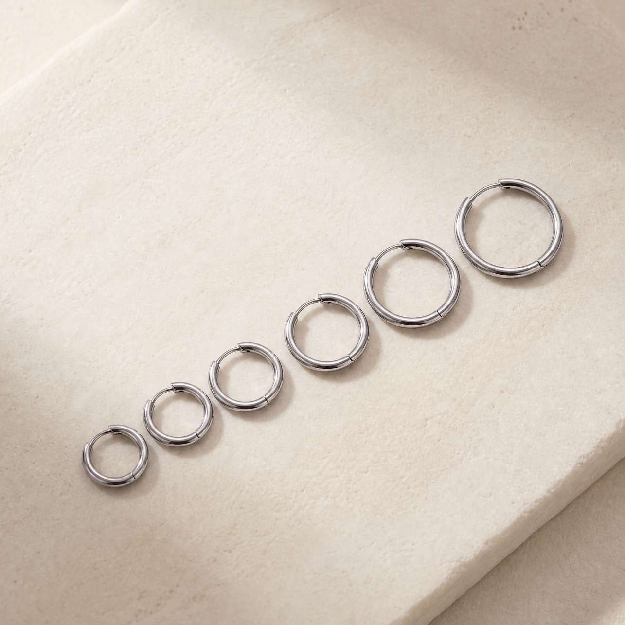 Gold and Silver Creoles Classic Hoop